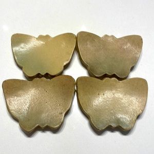 Four Butterfly small plates